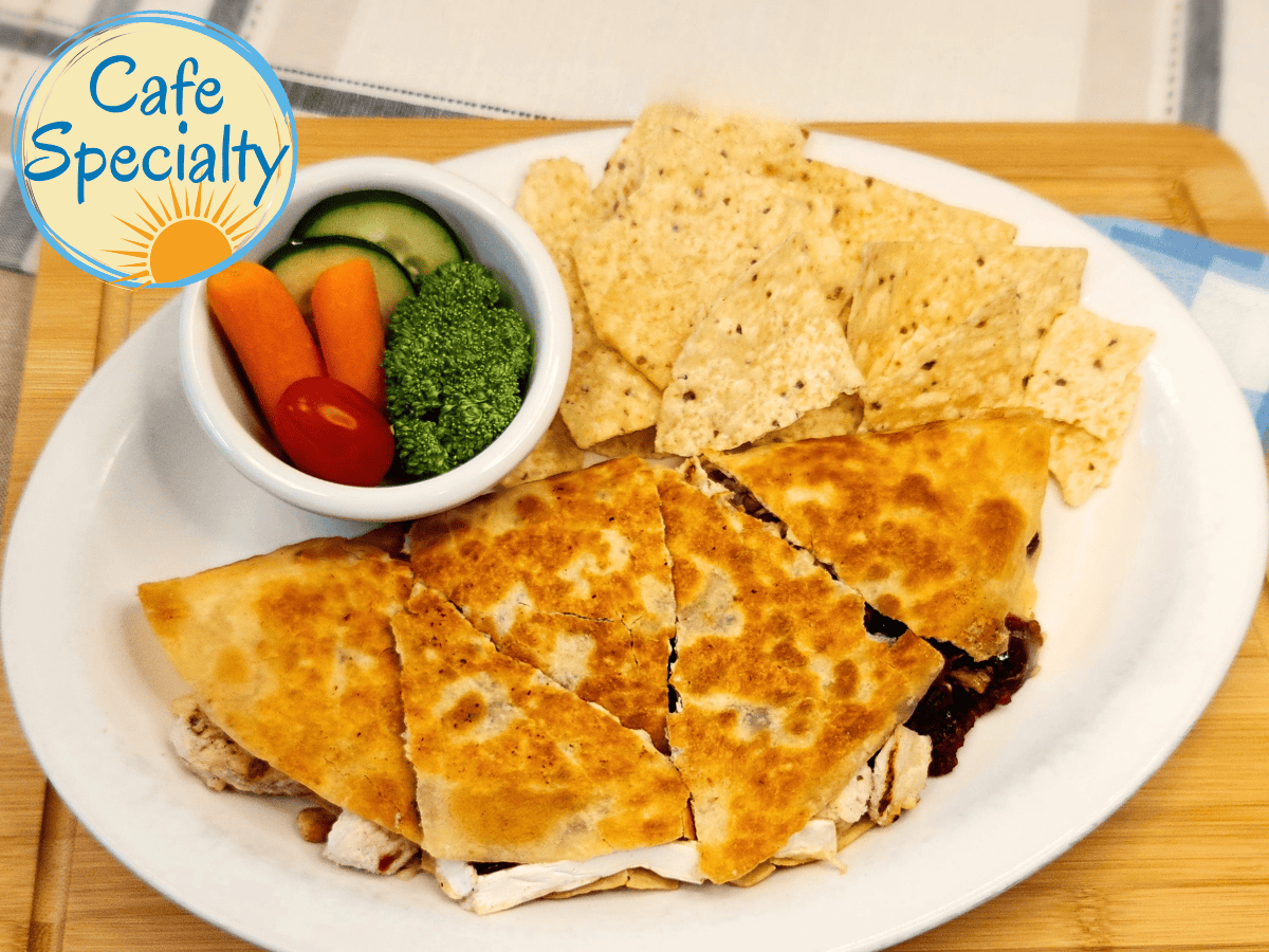 Chicken Brie Quesadilla Half Day Cafe Chicken brie quesadilla half day cafe
